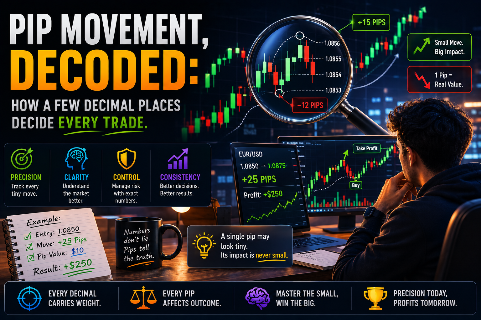 How to Calculate Pip Movement 