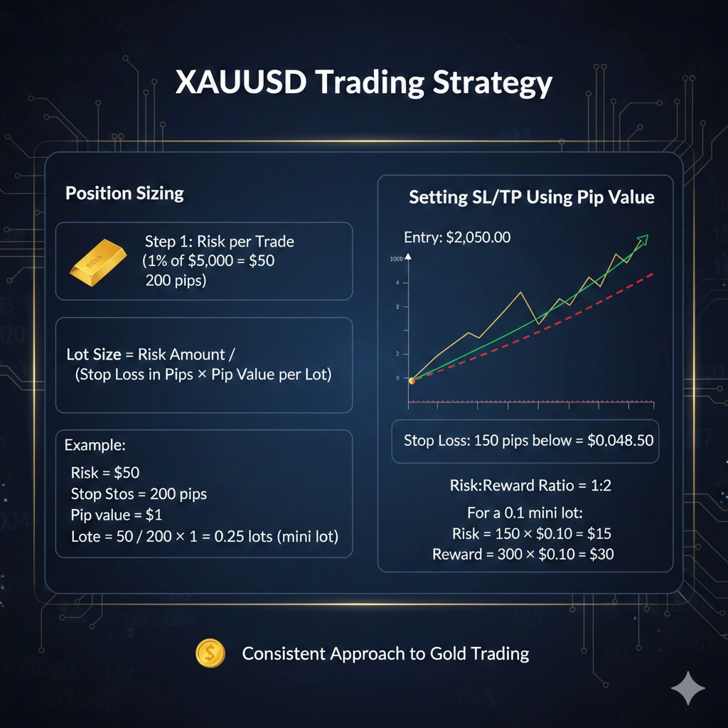 How to Calculate Pips for XAUUSD: Step-by-Step Guide (With Examples)