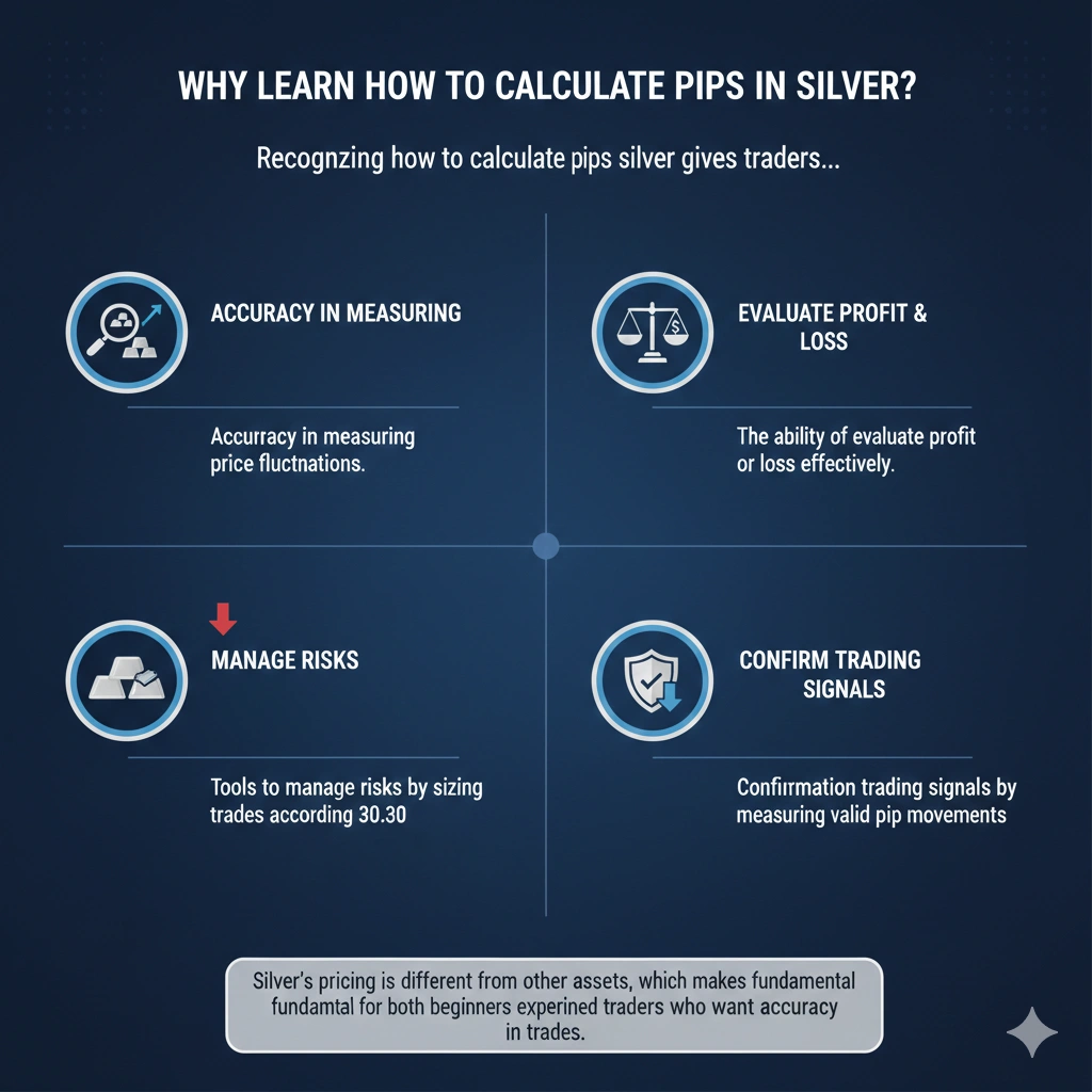 how to calculate pips in silver XAG/USD step by step guide