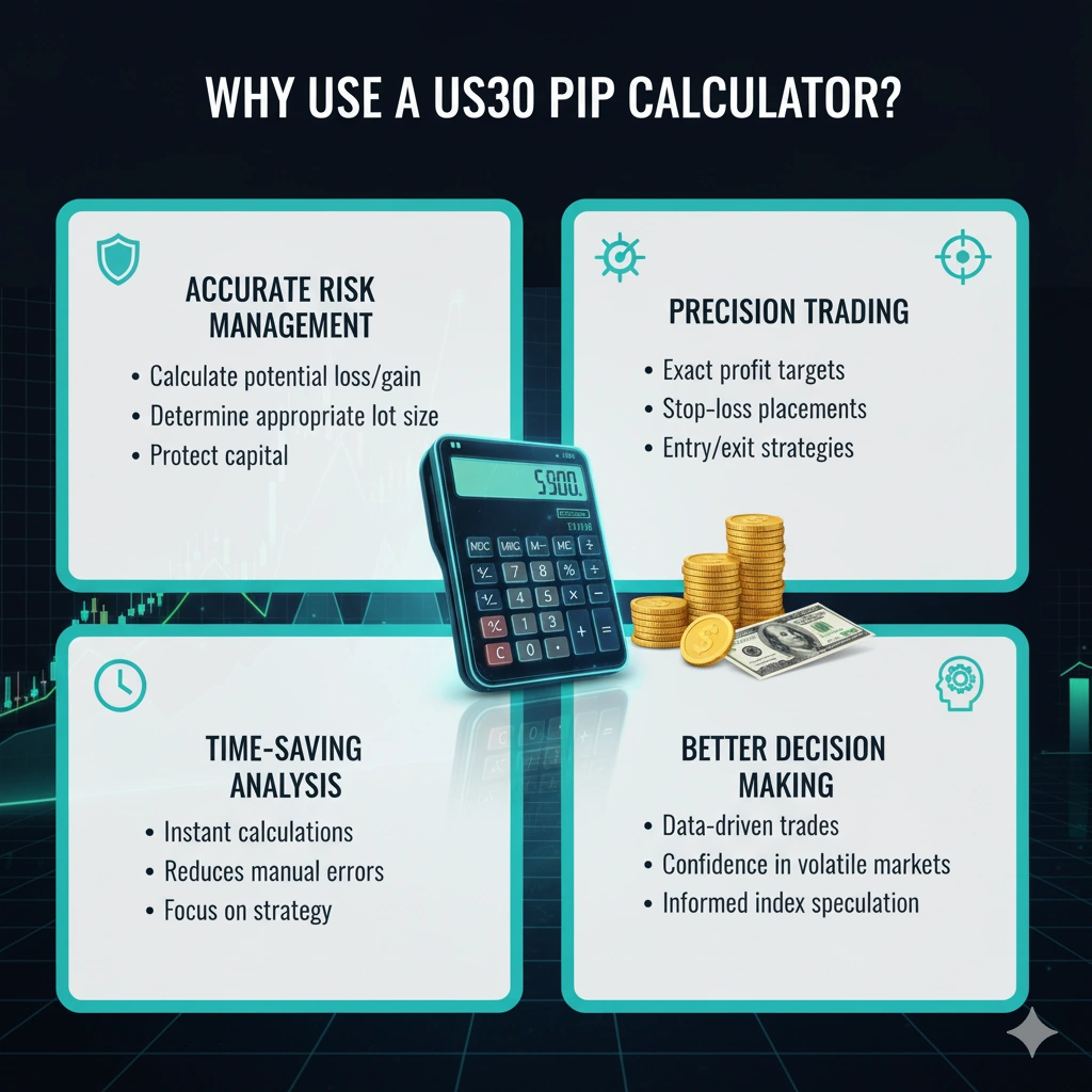 US30 Pip Calculator Master Tool by Insightful Trade