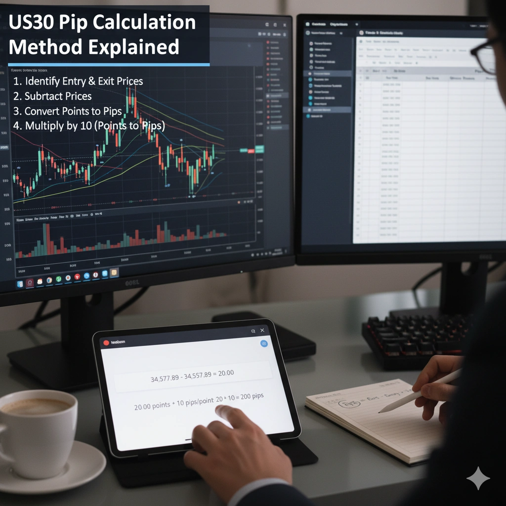 How to Calculate Pips on US30 Index Expert Guide Insightful Trade