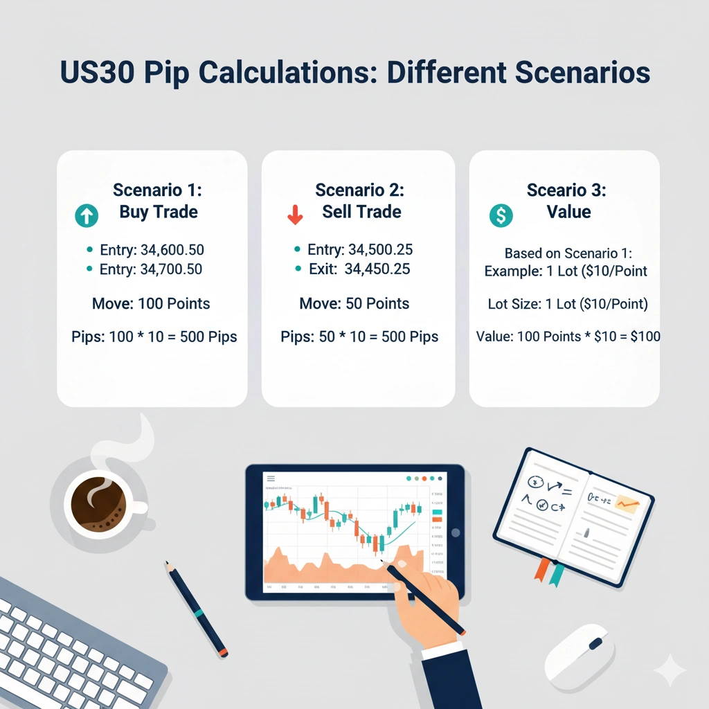 How to Calculate Pips on US30 Index Expert Guide Insightful Trade
