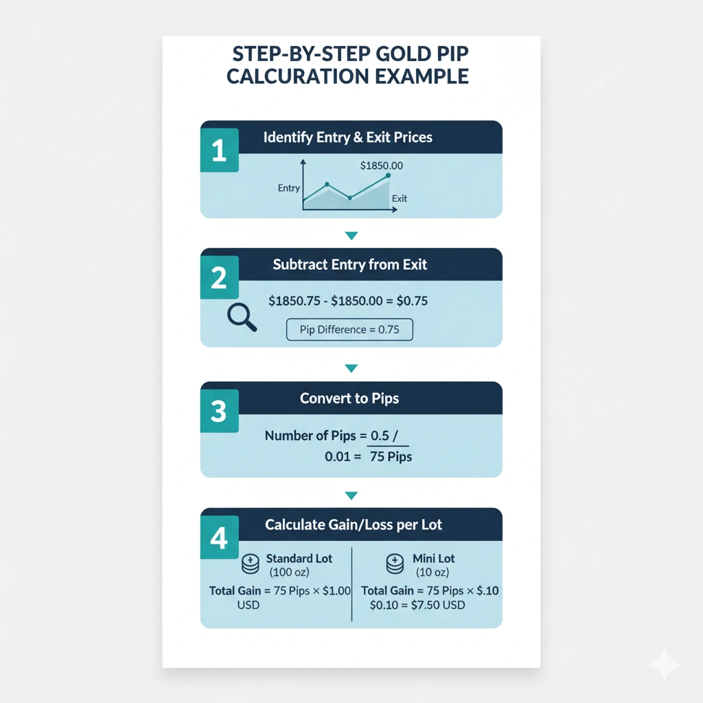 How to Calculate Pips in Gold Easily | Insightful Trade