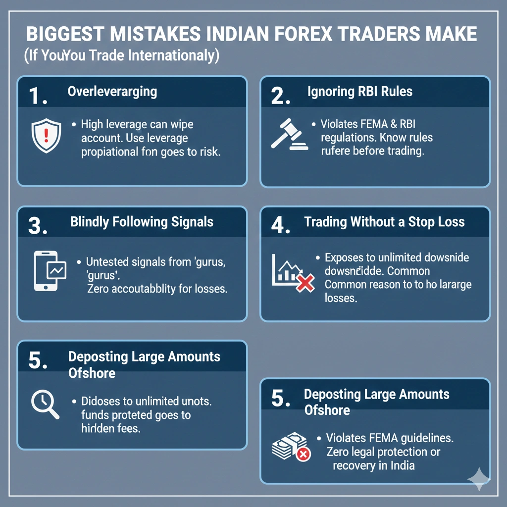 Indian trader analyzing international forex currency pairs EUR/USD and US30 on trading platform with RBI and FEMA regulation concept