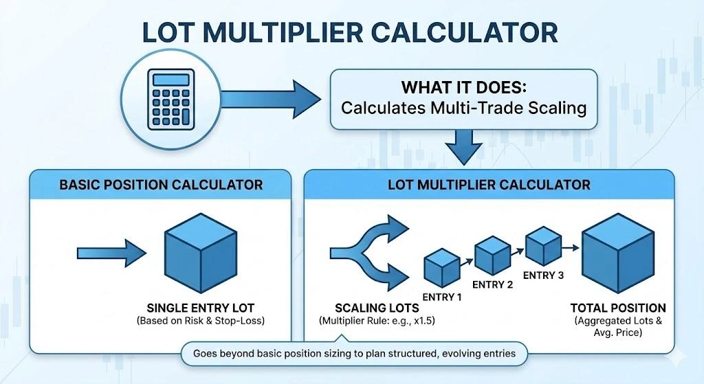 Lot Multiplier Calculator to Scale Trades Safely | Insightful Trade