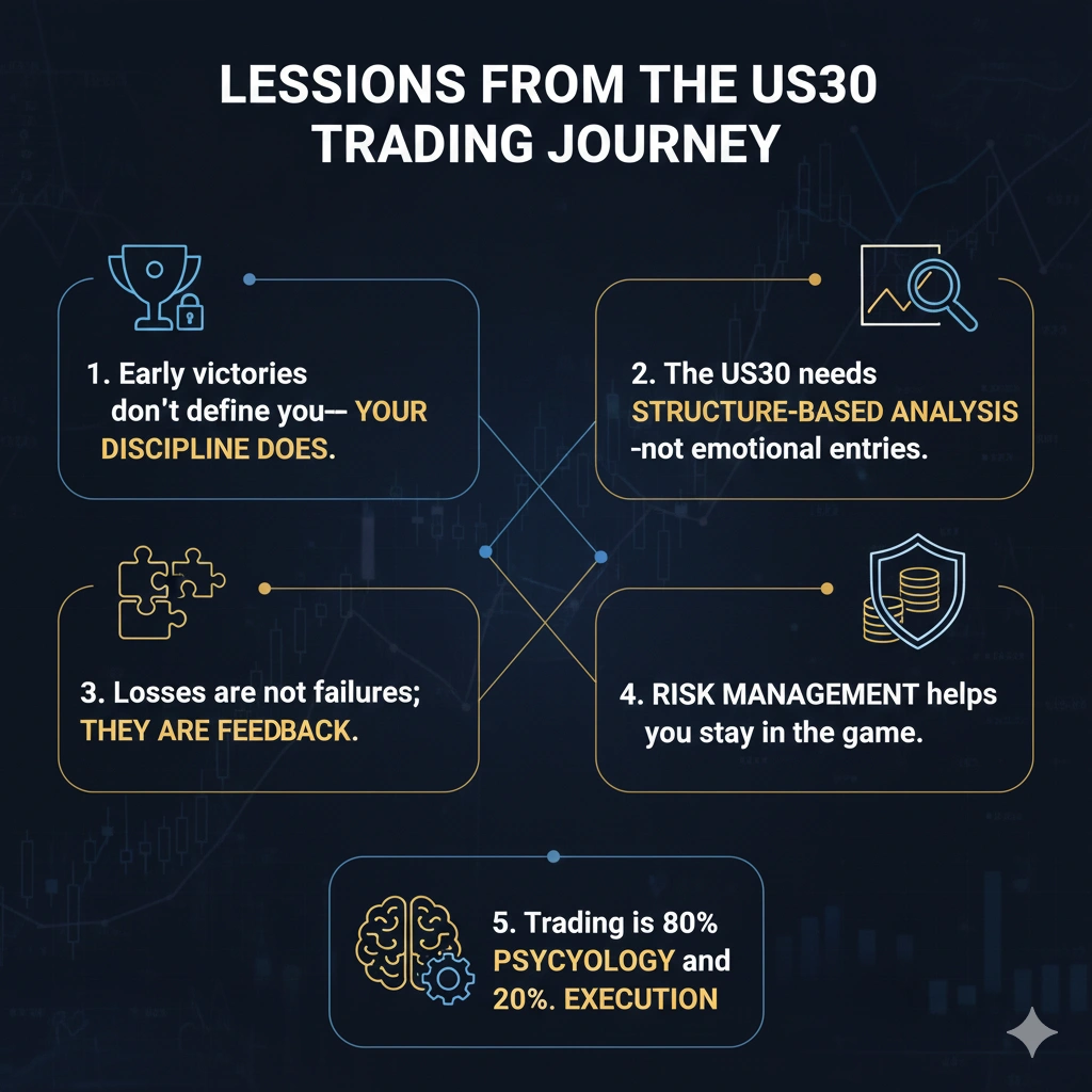 US30 Trading Journey: Inspiring Wins & Lessons | Insightful Trade
