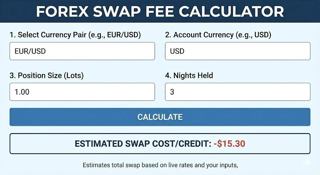 Swap Fee Calculator Every Forex Trader Should Use | Insightful Trade