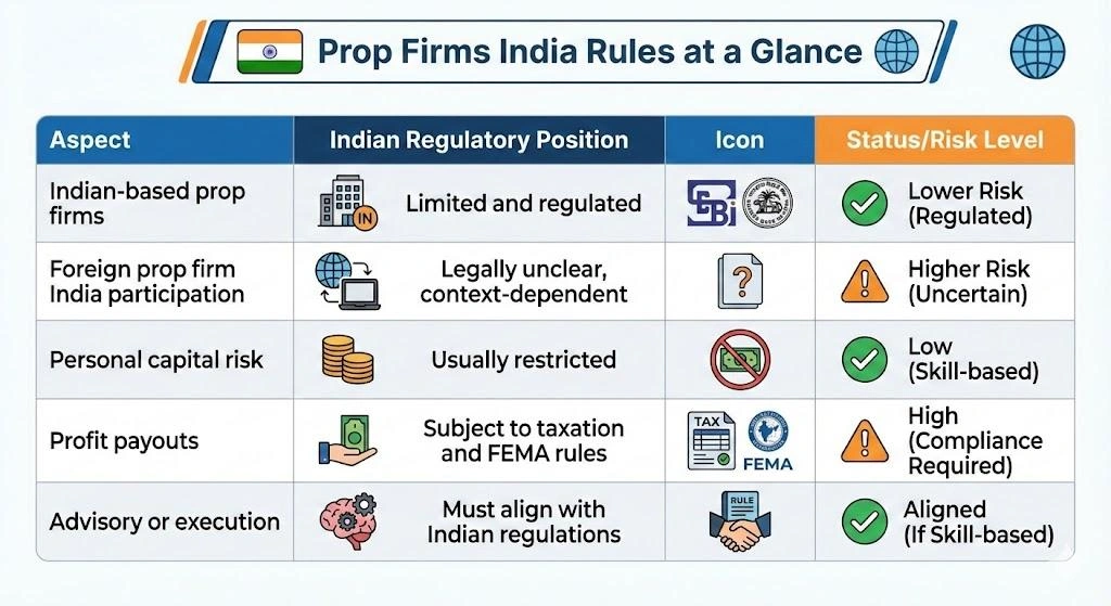 Prop Firms India Rules and Legal Risks Explained