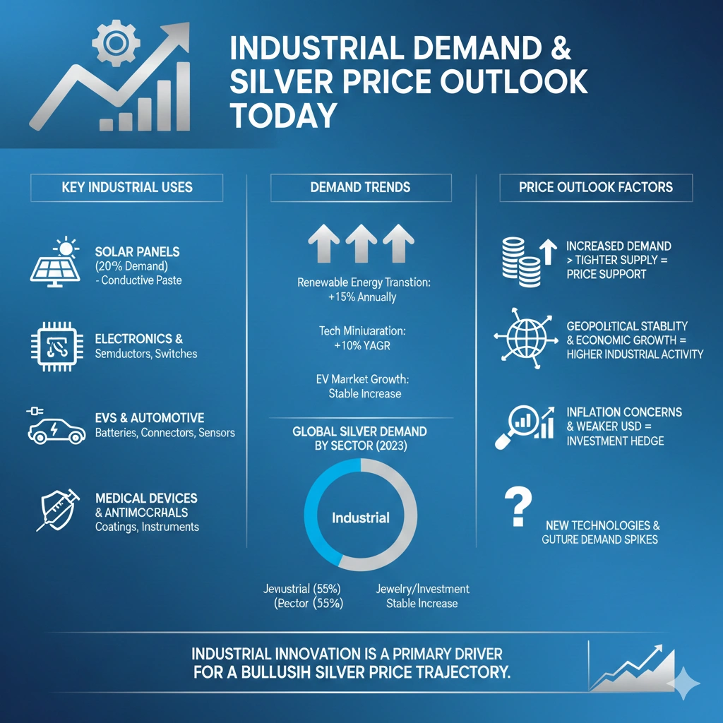 Silver Price Outlook Today: Strong Demand vs Safe Haven | Insightful Trade