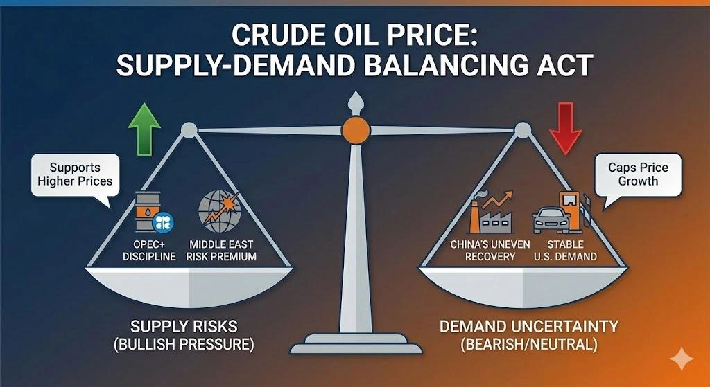 Crude Oil Price Forecast Today: Volatility Signals Ahead | Insightful Trade