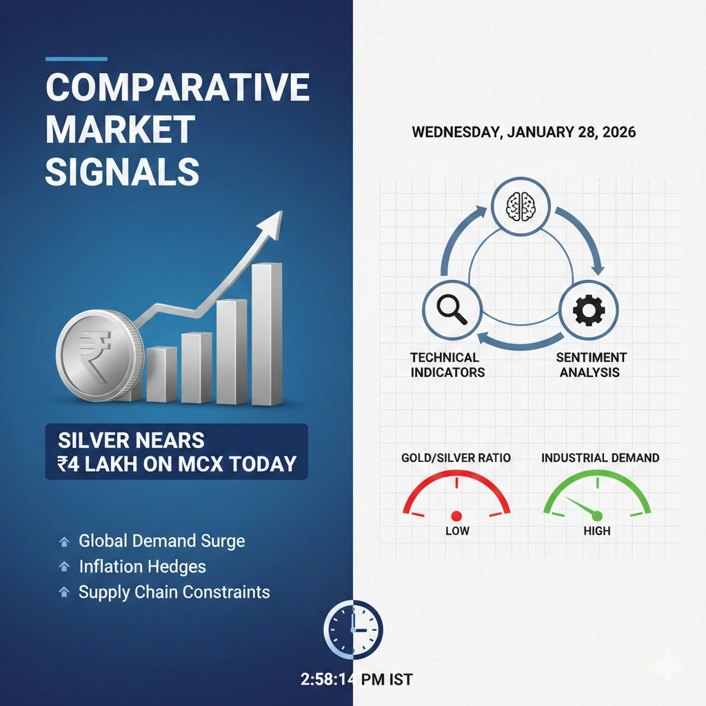 Silver nears ₹4 lakh on MCX today: Bullish Breakout | Insightful Trade