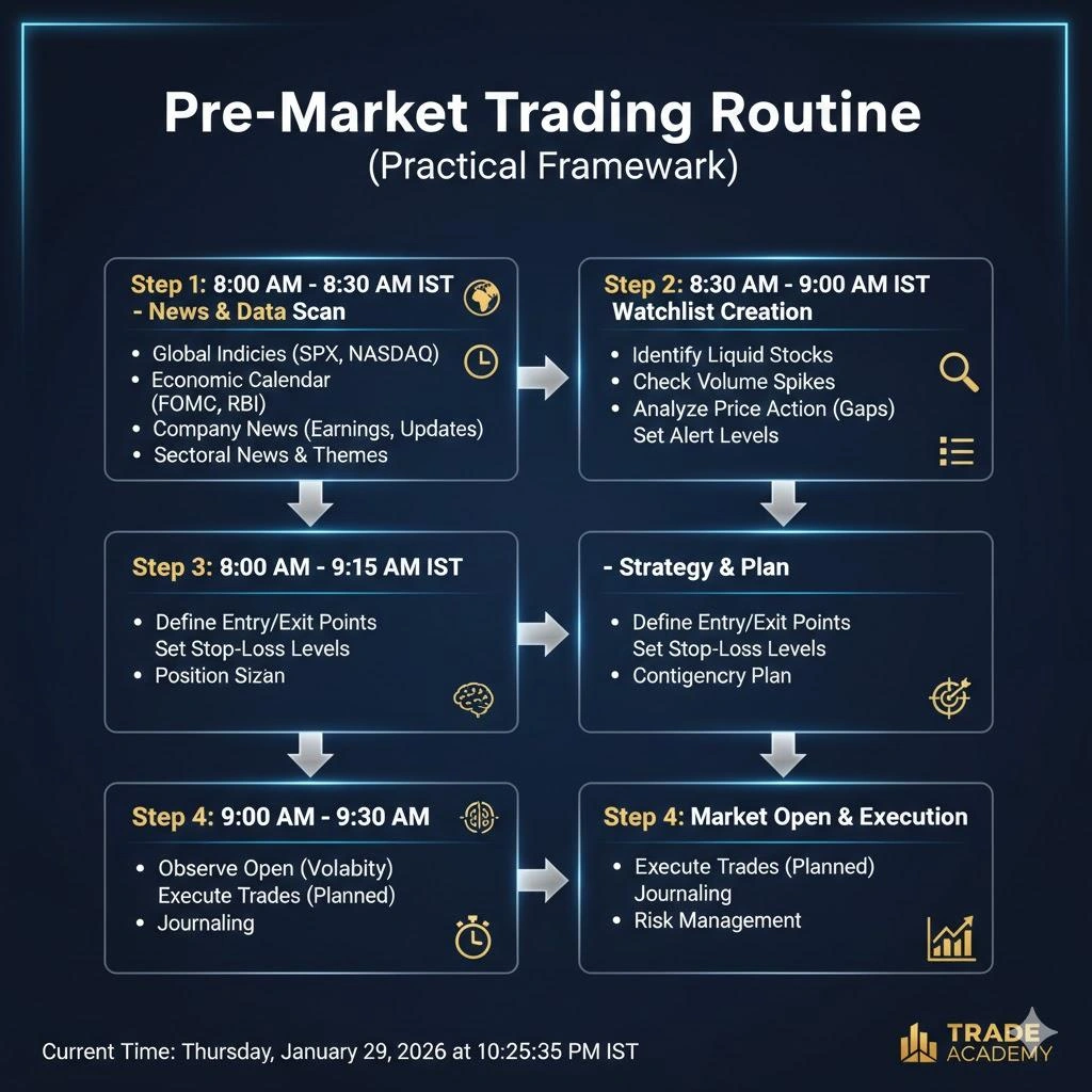 Pre Market Trading Routine for Calm, Consistent Trades | Insightful Trade