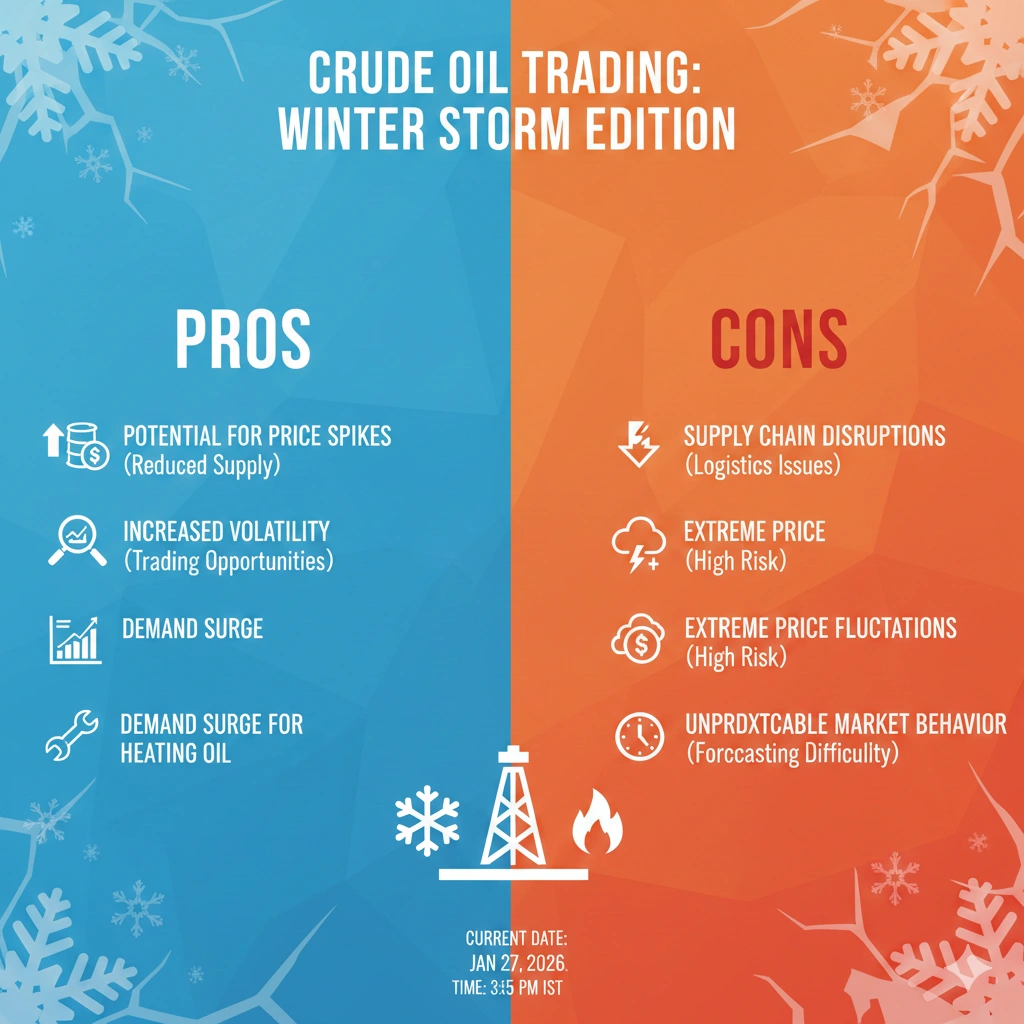 Crude Oil Winter Storm Impact News and U.S. Output Disruptions