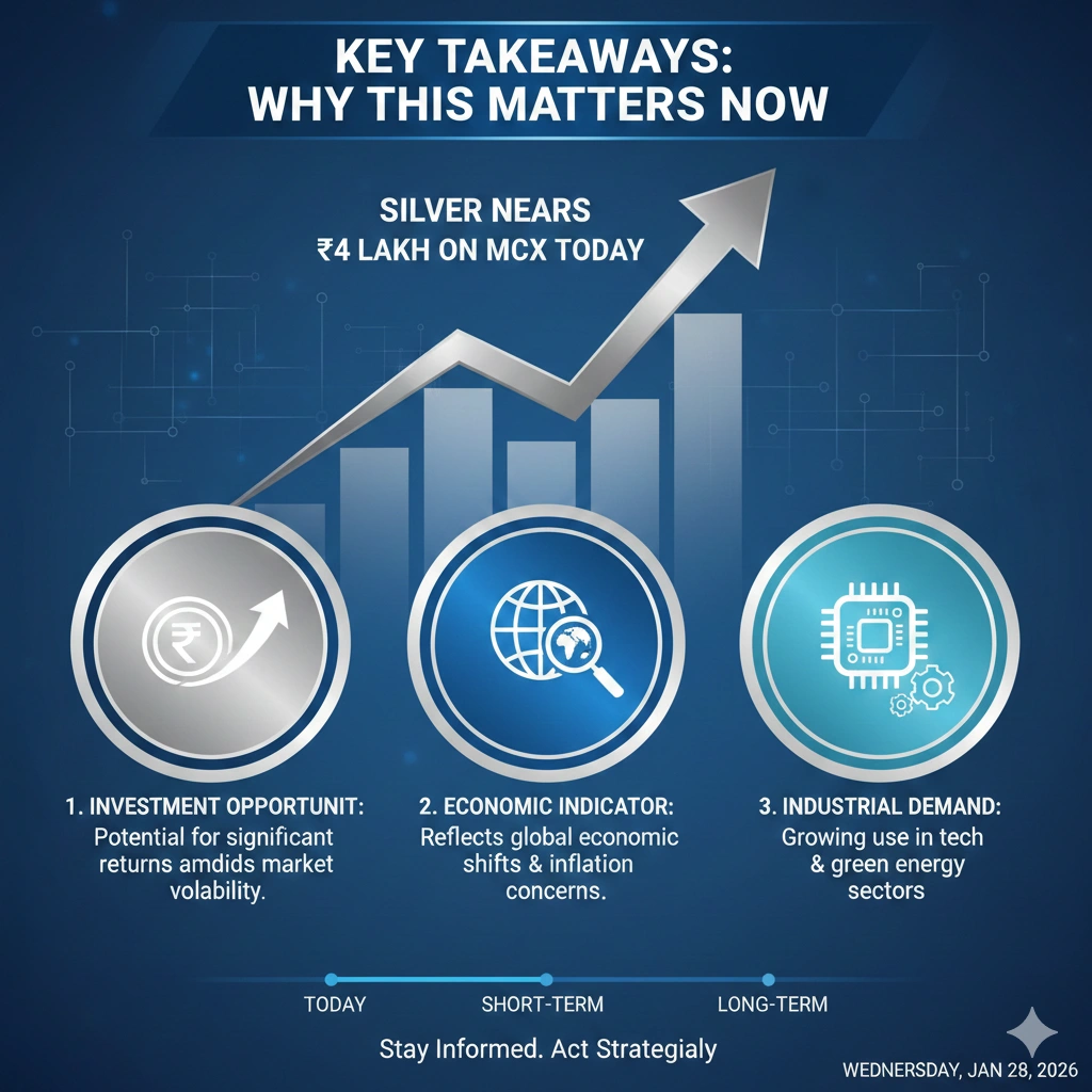 Silver nears ₹4 lakh on MCX today: Bullish Breakout | Insightful Trade