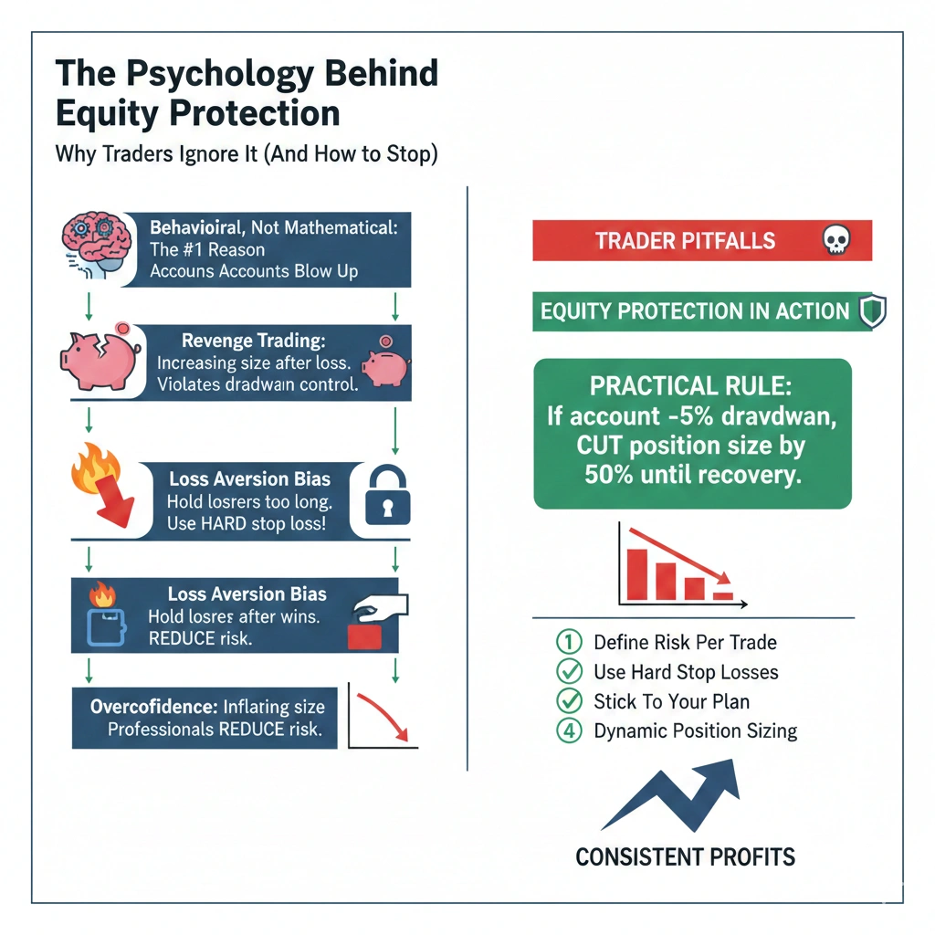 drawdown recovery percentage chart for equity protection calculation
