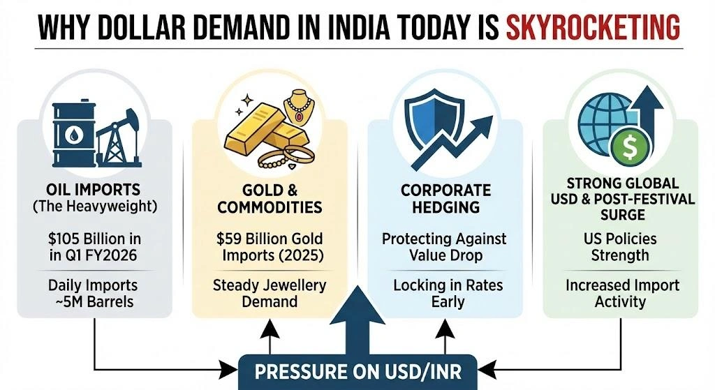Dollar demand in India today: Surge or Strain? Insightful Trade Vital