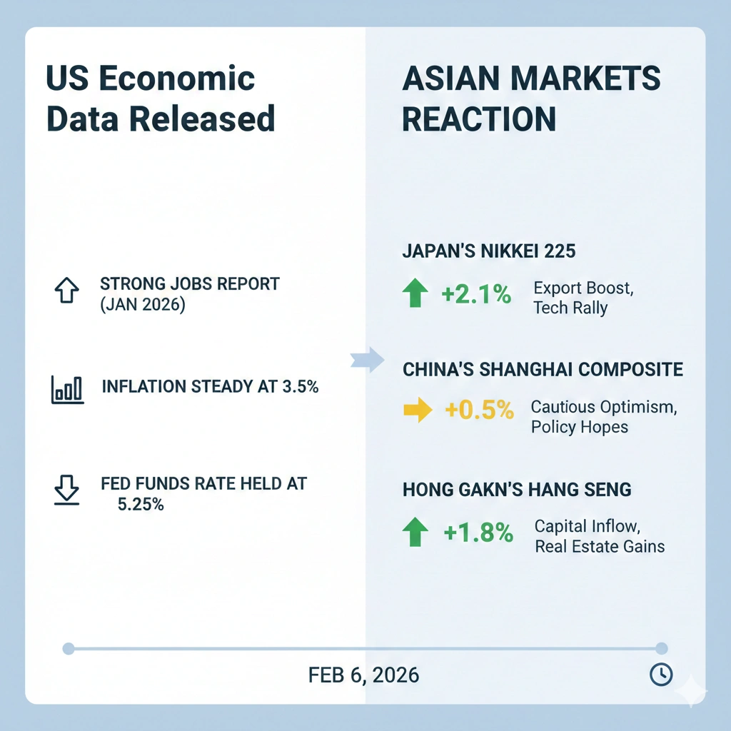 Asian market reaction to us data