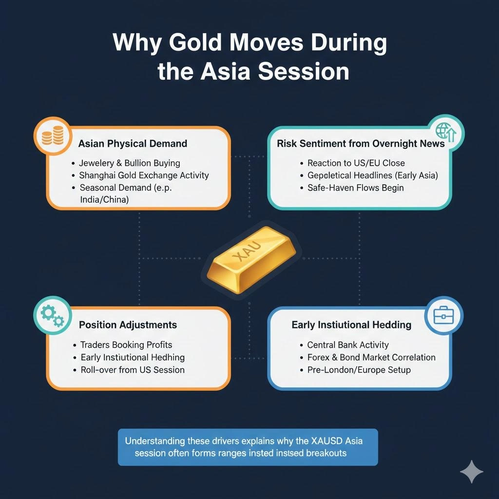 Gold Trading During Asian Hours: XAUUSD Edge or Quiet Risk? | Insightful Trade