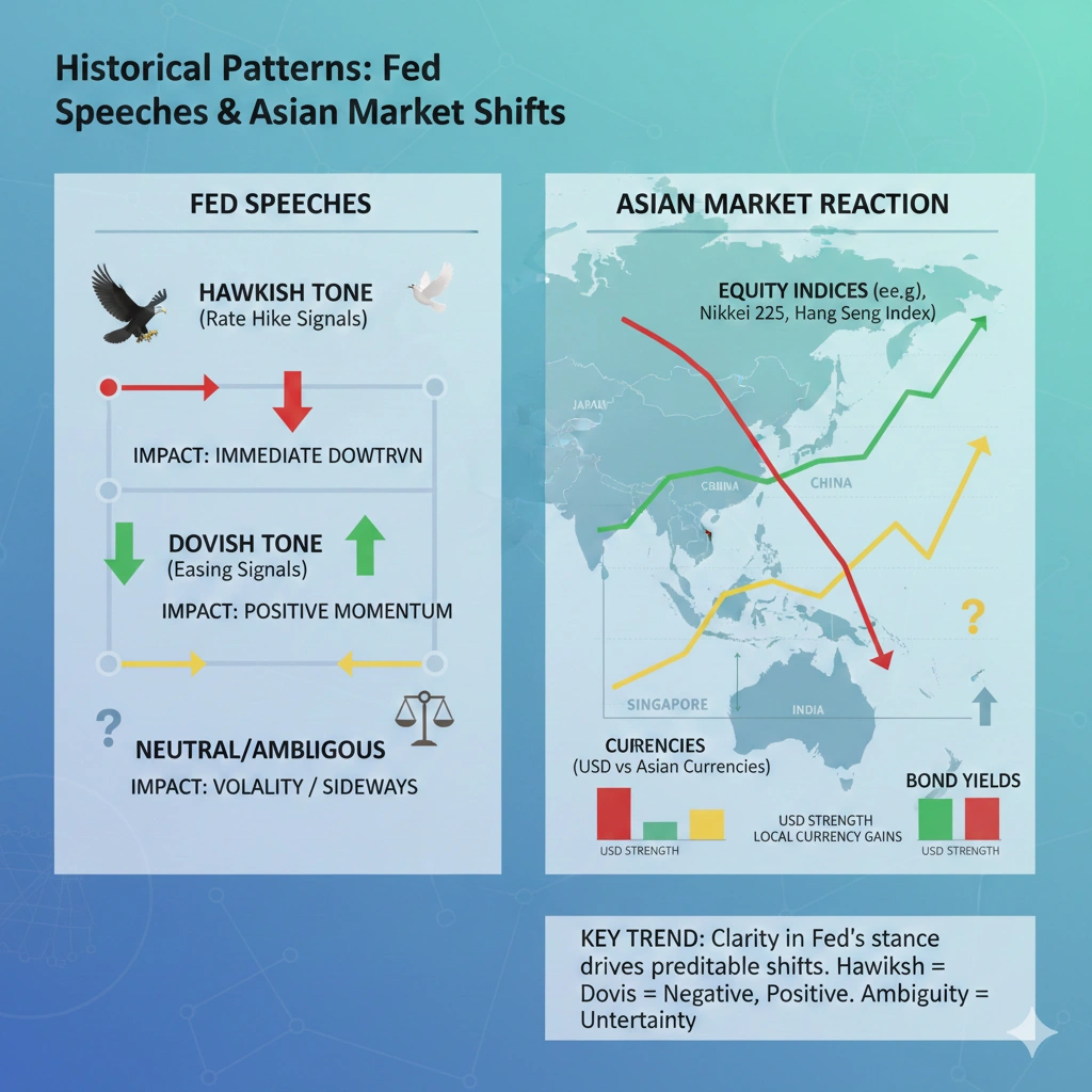 Asian Market Reaction to Fed Speeches: Powerful Gains & Sudden Risks