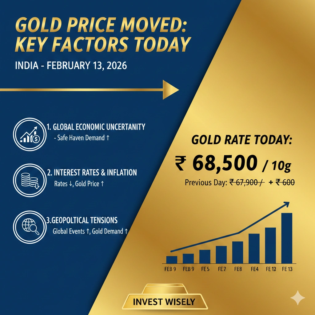 Gold Rate Today India February 13 2026: Live MCX Rates & Outlook | Insightful Trade