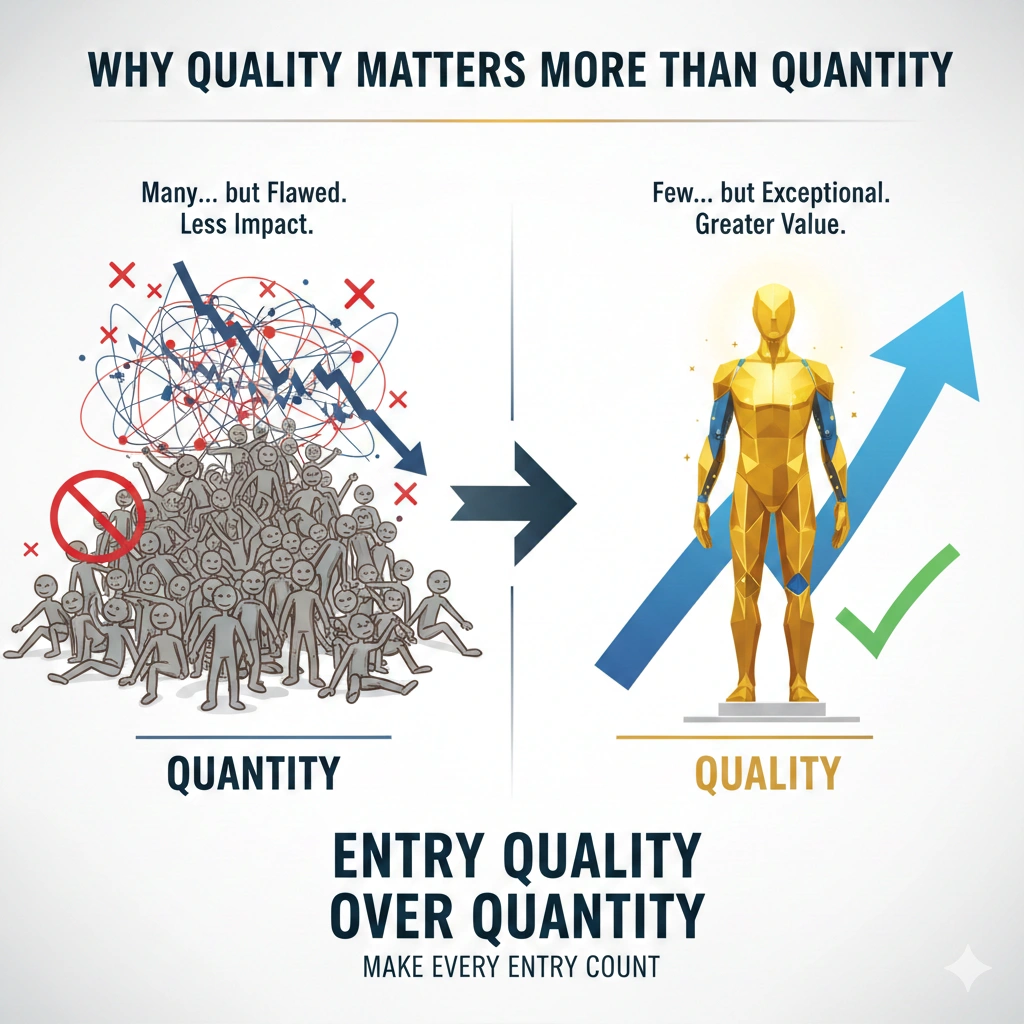 Entry Quality Over Quantity: Master Smarter Trades, Avoid Losses