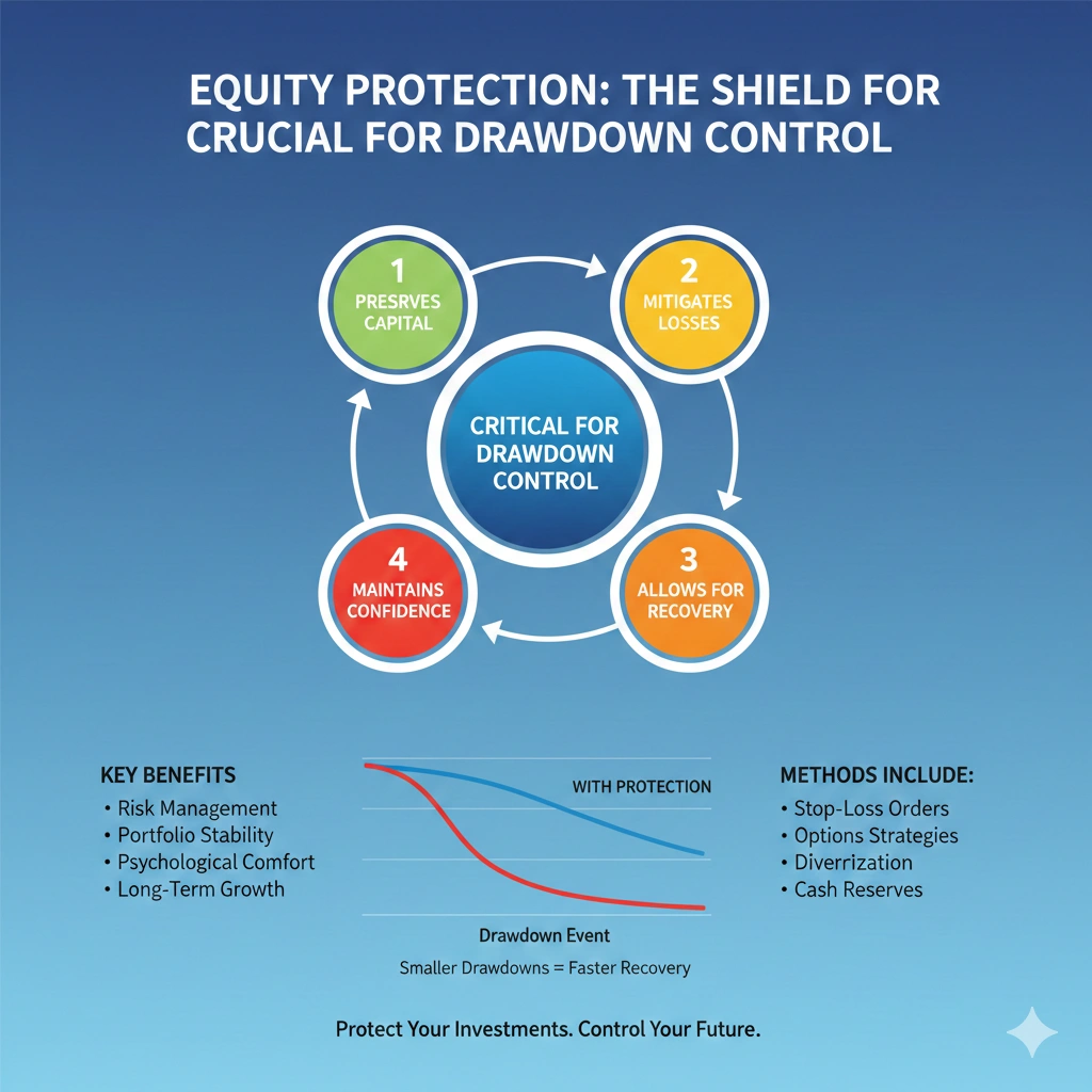 drawdown recovery percentage chart for equity protection calculation