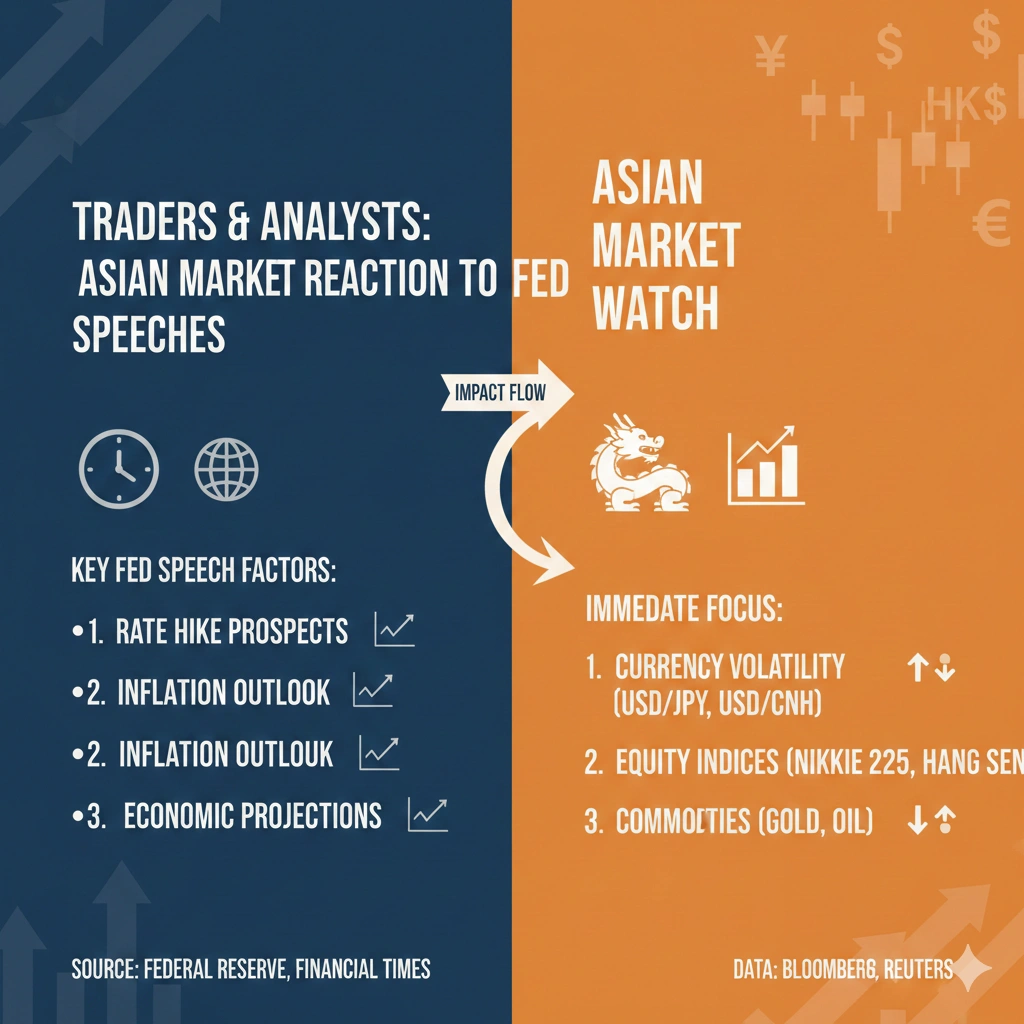 Asian Market Reaction to Fed Speeches: Powerful Gains & Sudden Risks