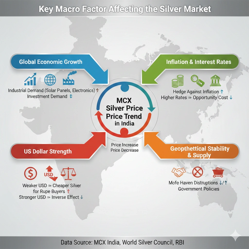 MCX Silver Price Trend in India: Macro Shifts & Volatility | Insightful Trade