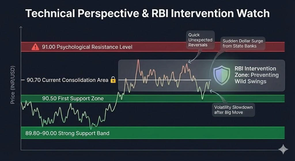 Indian Rupee Defensive February 16 2026: Risks & Recovery Outlook