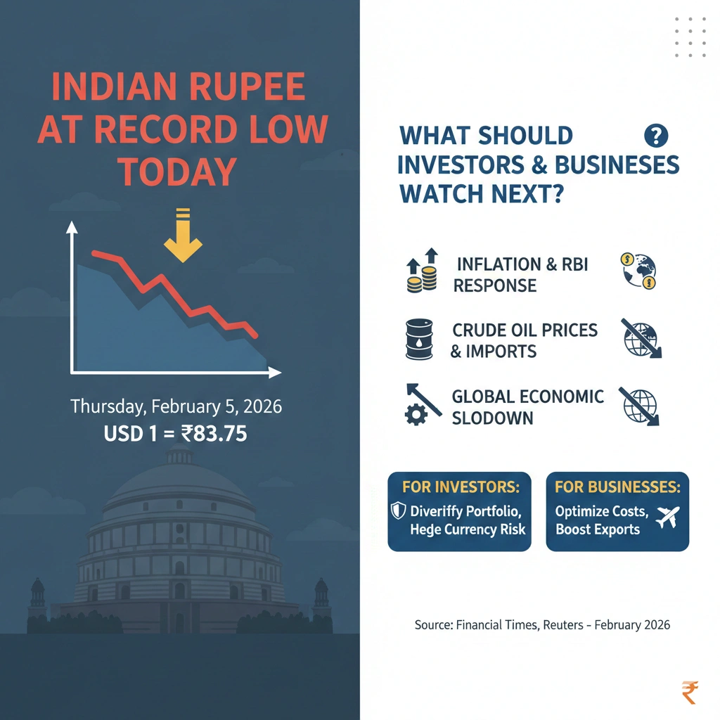 Indian Rupee at Record Low Today: Critical Risk Now | Insightful Trade
