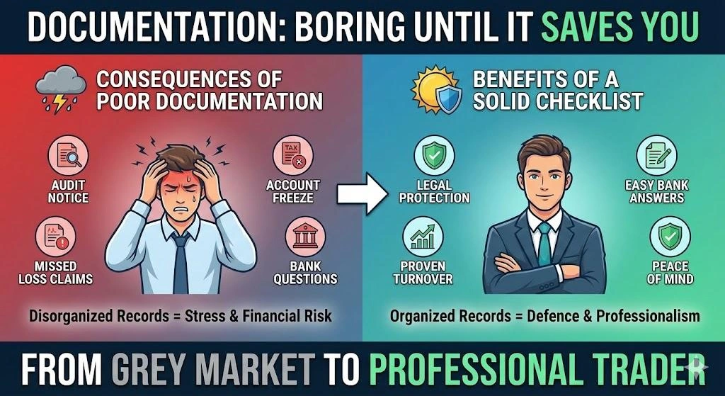 Trading Documentation Checklist: Compliant Wins or Costly Fines | Insightful Trade