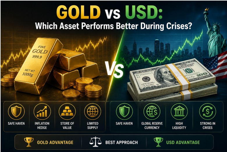 gold vs USD