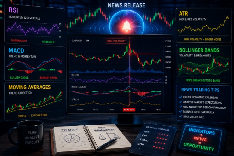 news trading indicators