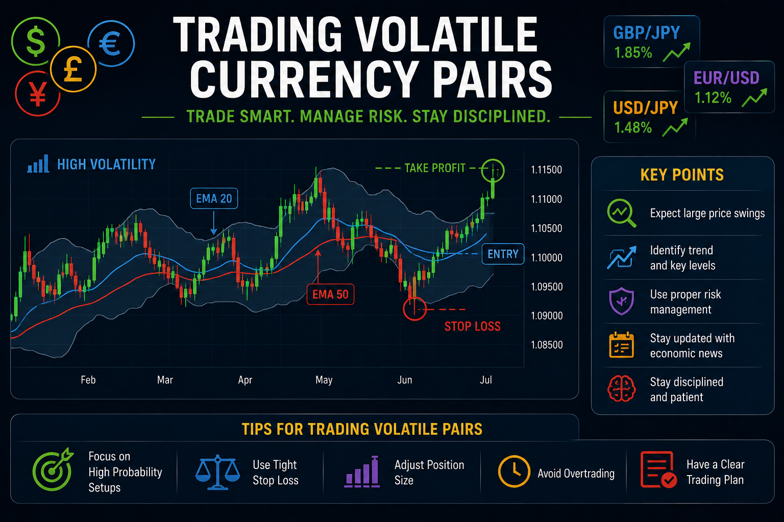 trading volatile currency pairs
