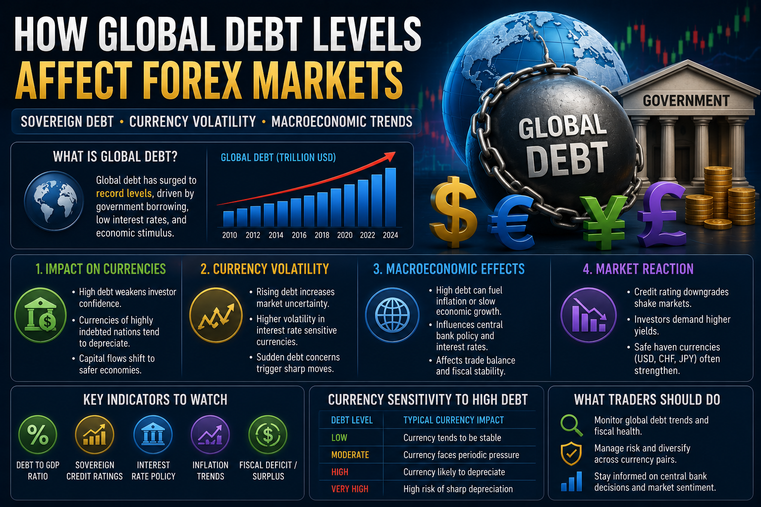 how global debt affects forex market  