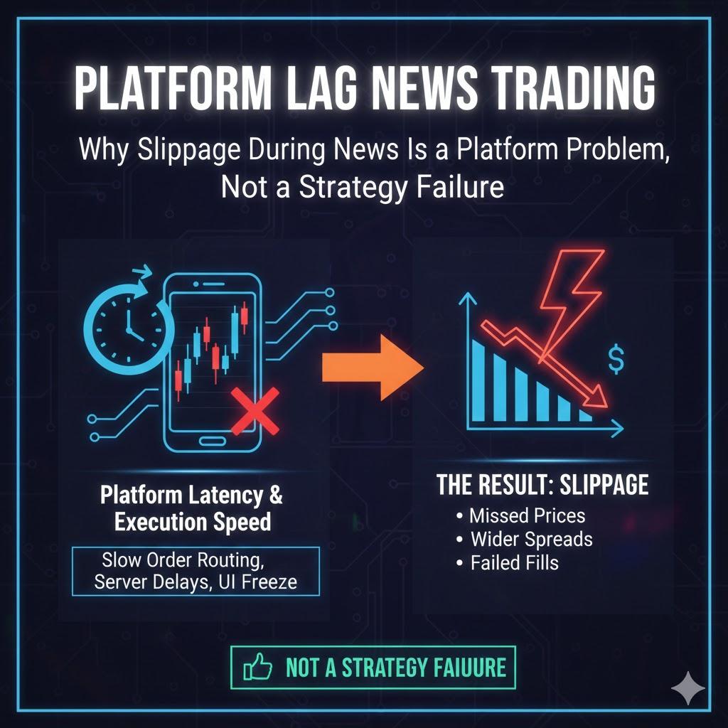 Platform Lag News Trading: The Real Slippage Problem | Insightful Trade