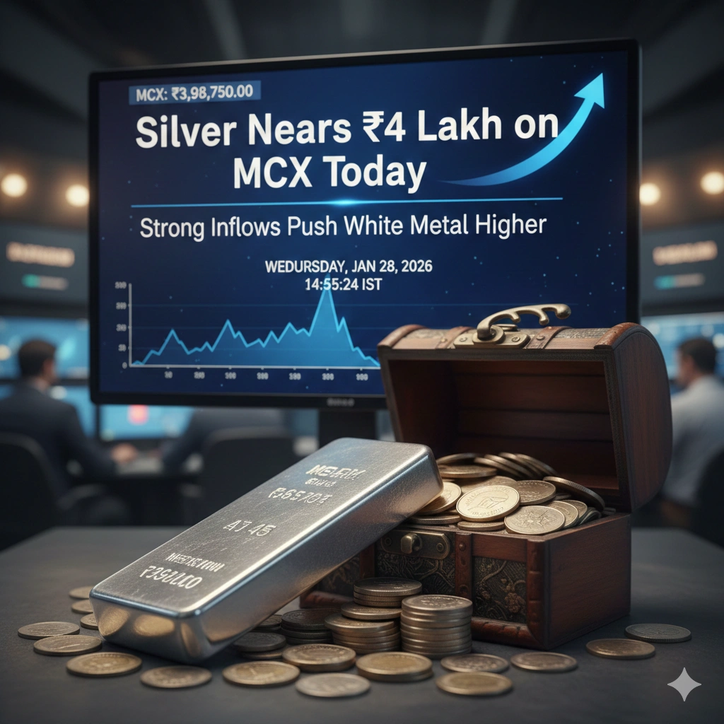 Silver nears ₹4 lakh on MCX today: Bullish Breakout | Insightful Trade