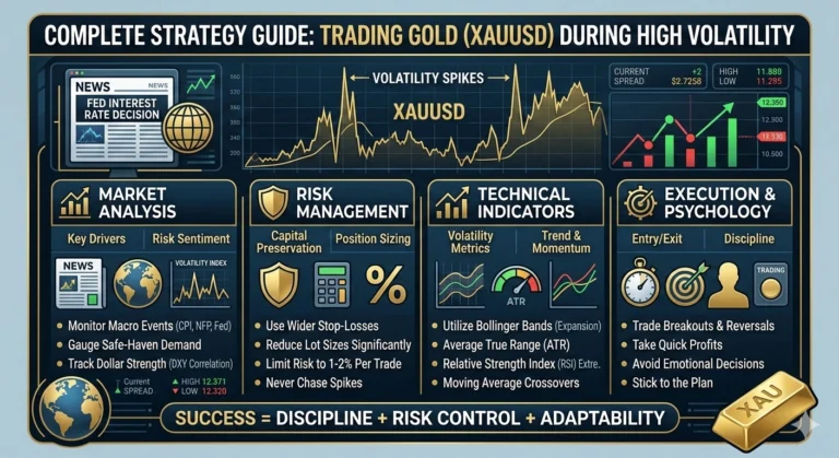 How to Trade Gold (XAUUSD) During High Volatility: Complete Strategy Guide