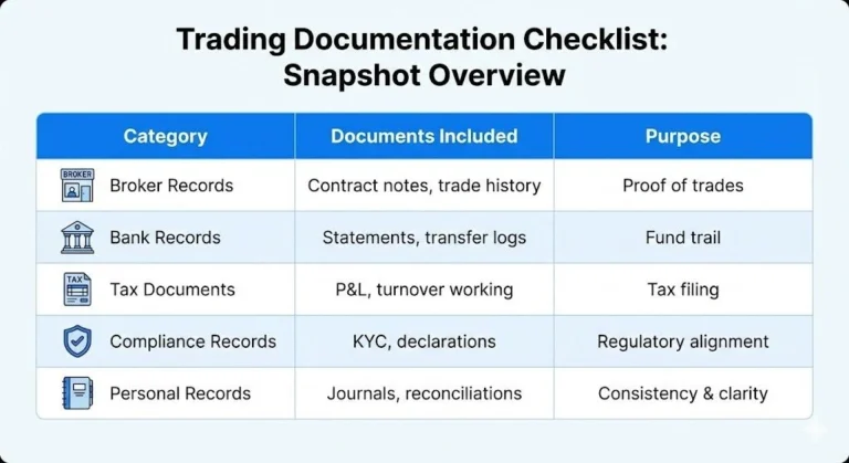 Trading Documentation Checklist: What Traders Actually Need to Stay Compliant