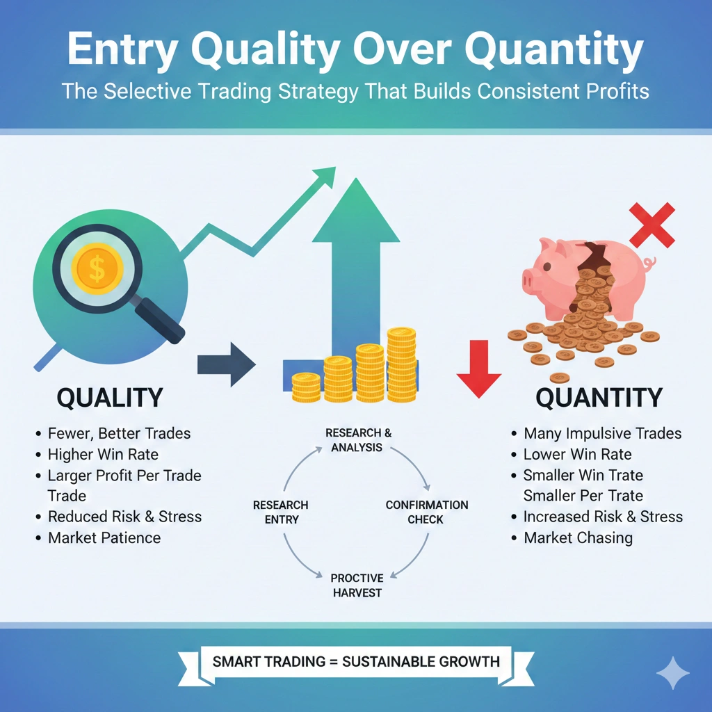 Entry Quality Over Quantity: Master Smarter Trades, Avoid Losses