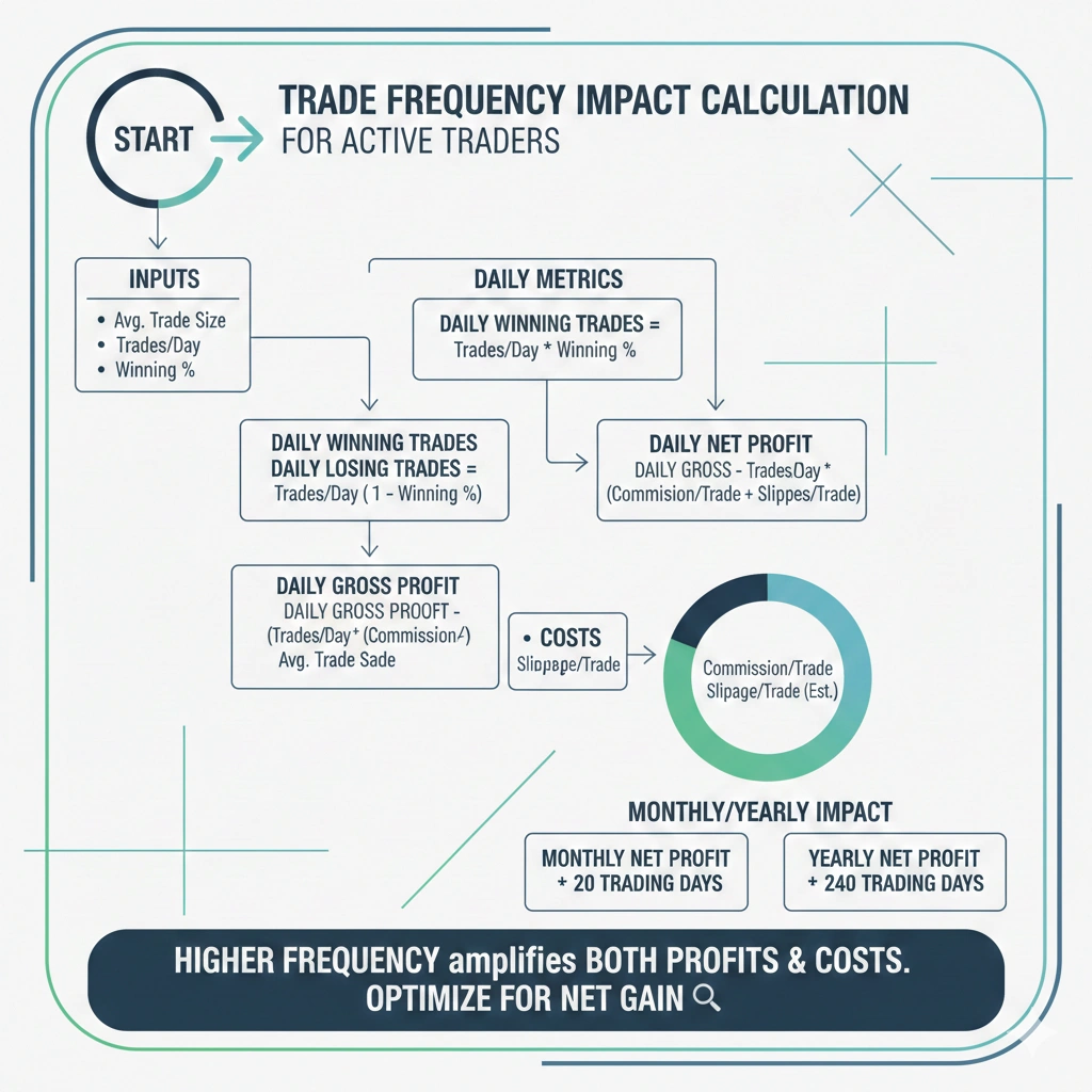 Trade Frequency Impact Calculation: Formula, Costs & Real Examples