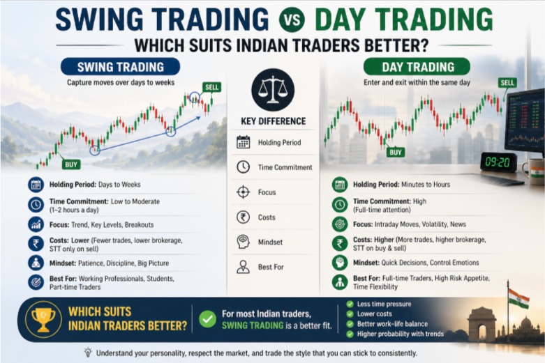 Swing trading vs day trading