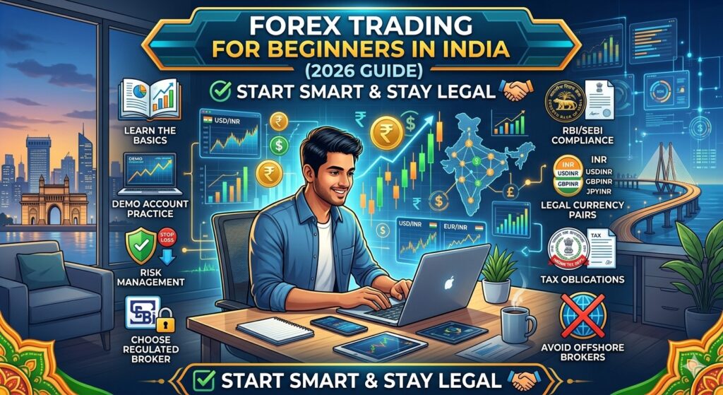 Forex Trading for Beginners in India (2026 complete Guide): Start Smart & Stay Legal