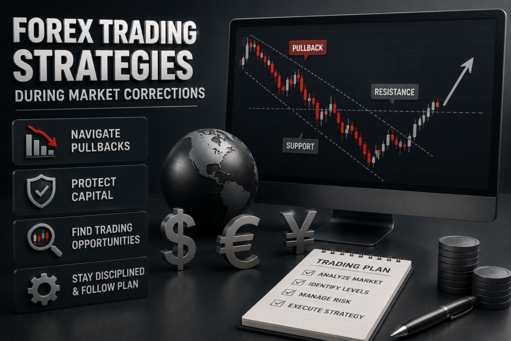Forex Trading Strategies During Market Corrections: How to Navigate Pullbacks, Protect Capital, and Find Trading Opportunities