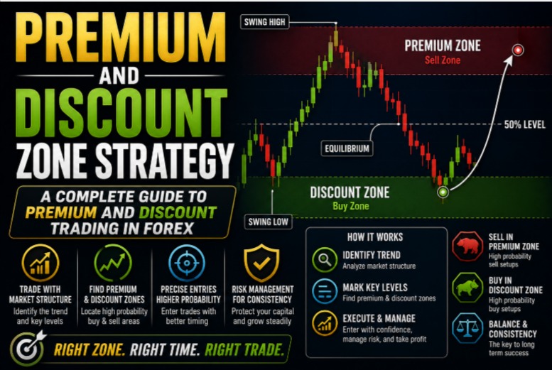 Premium and Discount Zone Strategy: A Complete Guide to Premium and Discount Trading in Forex