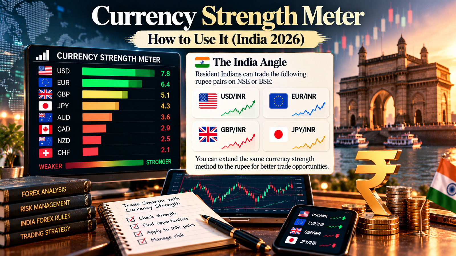 Currency strength meter: how to use it