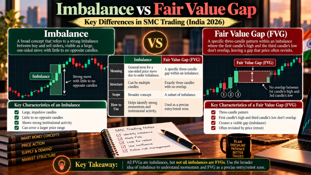 Imbalance vs Fair Value Gap (India 2026)