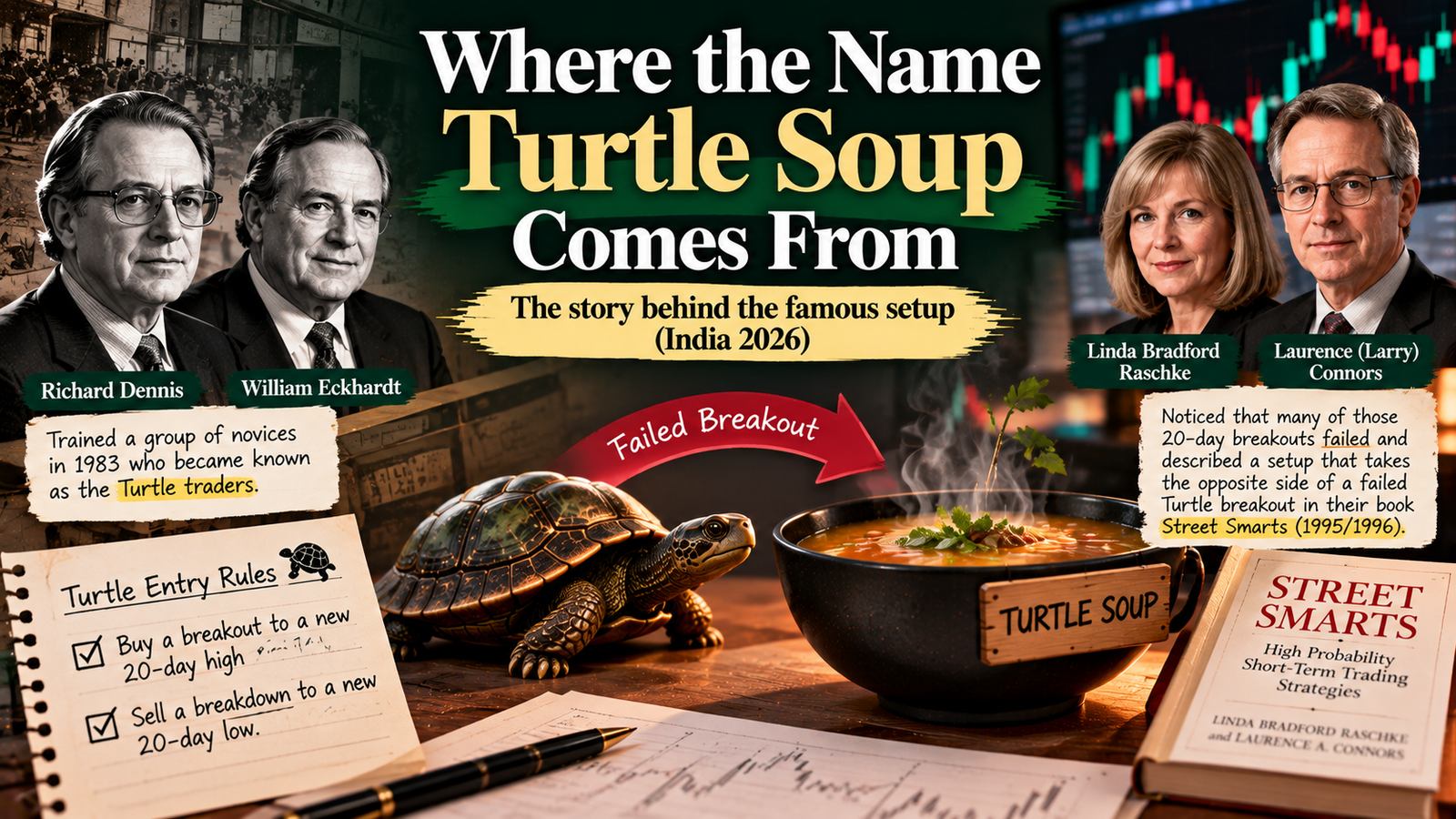 Turtle soup setup explained