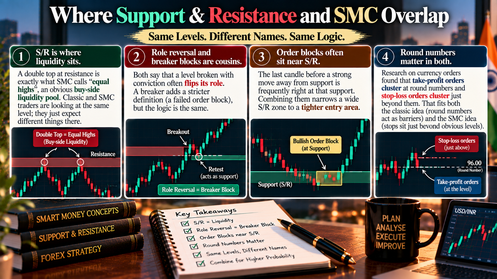 smc support and resistance
