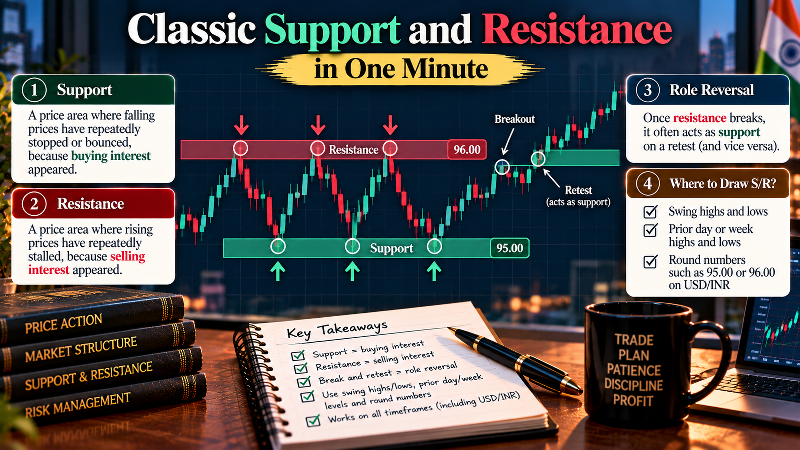 smc support and resistance